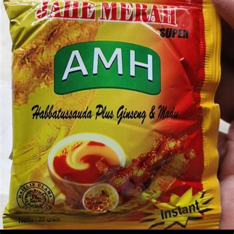 Jual Jahe Merah Super AMH Sachet Di Lapak Agen Herbal Grosir Bukalapak