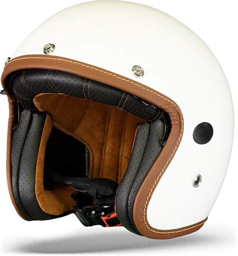 Helstons Naked Helmet Carbon Fiber Mat White S Bol