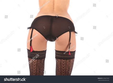 Sexy Butt Ass Girls Black Underwear Stock Photo 245641993 Shutterstock