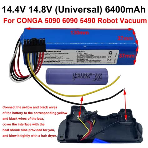 Wholesale Custom 14 4V 14 8V 6400mAh Li Ion Cylindrical Rechargeable