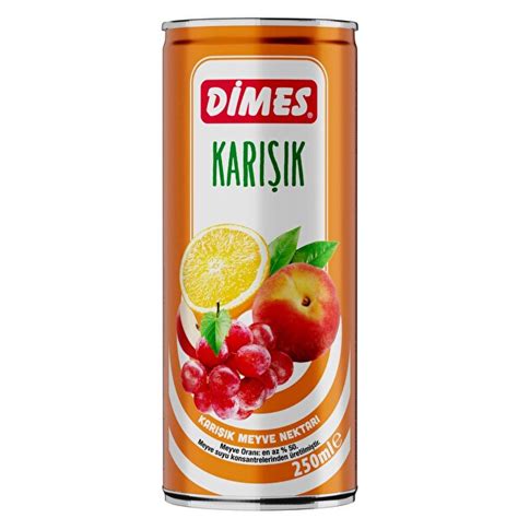 Dimes Karışık Meyve Nektari Kutu İçeçek 25 Cl 30009638 CarrefourSA