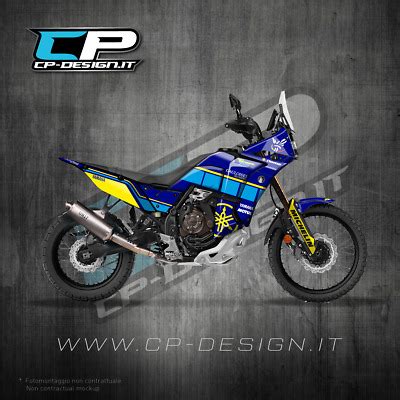 KIT GRAFICHE PER YAMAHA Tenere 700 World Raid 2022 Rally Race Stickers