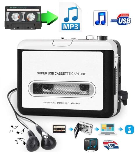 Classic USB Cassette Player Cassette To MP3 Converter Capture Walkman