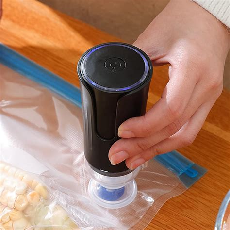 Garhelper Portable Handheld Vacuum Sealer Usb Rechargeable Handheld