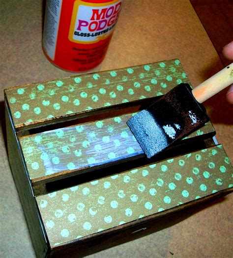 Delight Inspired Mod Podge Box Craft Room Part