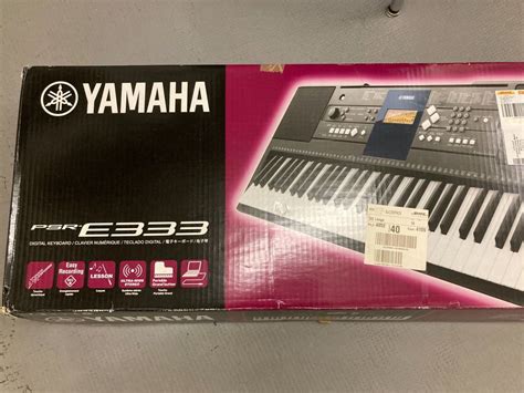 YAMAHA PSR E333 KEYBOARD E PIANO OVP Acheter Sur Ricardo