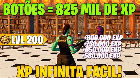 Nova XP INFINITA Nesse BUG DE XP MUITO RAPIDO No FORTNITE Mapas De XP