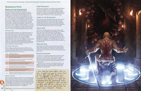 Path Of The Sacrifice A New Barbarian Subclass Coming In Genuine S