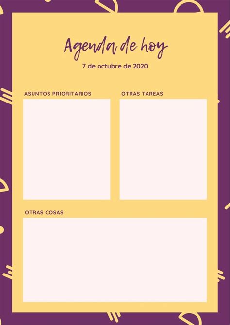 P Gina Plantillas Para Agendas Gratis Para Imprimir Canva