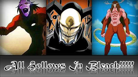 Bleach All Hollows In Bleach Youtube