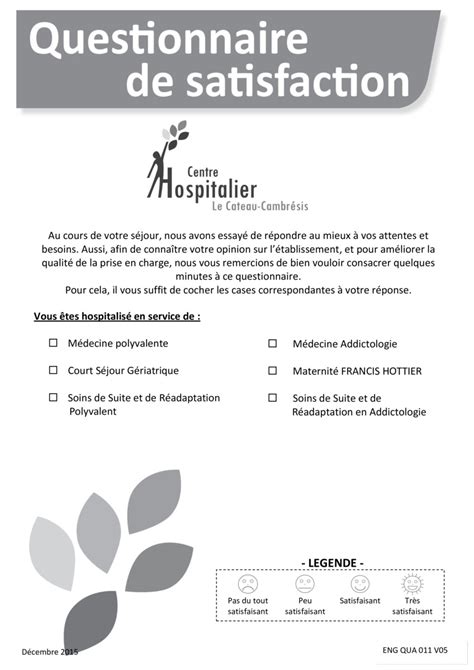 PDF Exemple De Questionnaire De Satisfaction Du Personnel PDF