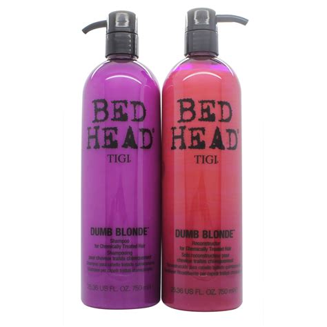 Tigi Duo Pack Bed Head Dumb Blonde 750ml Shampoo 750ml Balsamo Ean