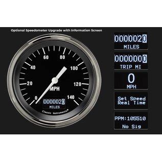 Gauge Set Speedo Tach Short Sweep Fotv Hot Rod