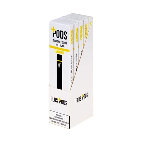 Plus Pods Disposable E Cig Lemonade Ziip Pods In Stock Compatible