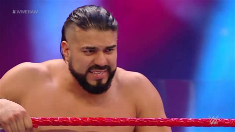 The Big Show Vs Angel Garza Y Andrade Handicap Match Wwe Raw 29 Junio