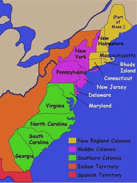 The Original 13 Colonies by Eddie Godinez | 13 colonies, 13 colonies ...