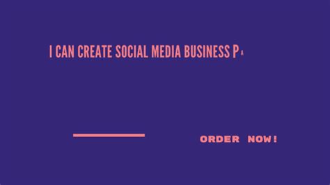 Create Social Media Accounts Set Up Business Pages By Sonidesigner