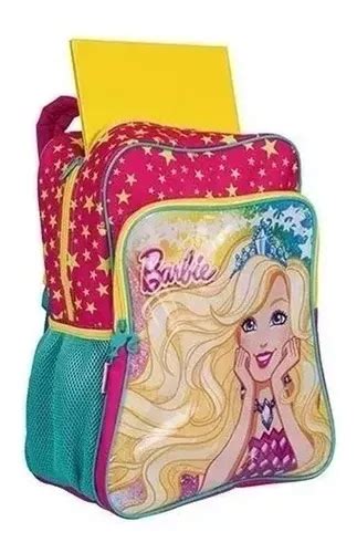 Kit Mochila Infantil Escolar Barbie Princesa Costas G Estojo MercadoLibre