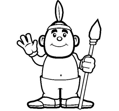 Imagenes De Indios Tainos Para Colorear Sketch Coloring Page