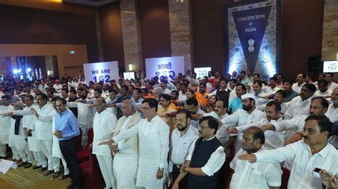 Wont Support Bjp Shiv Sena Ncp Congress Mlas Take Pledge Ahead Of