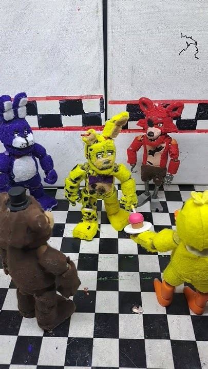 Fnaf Custom Flocked Spring Bonnie Spring Locked Funko Figure Stop Motion Animation Youtube