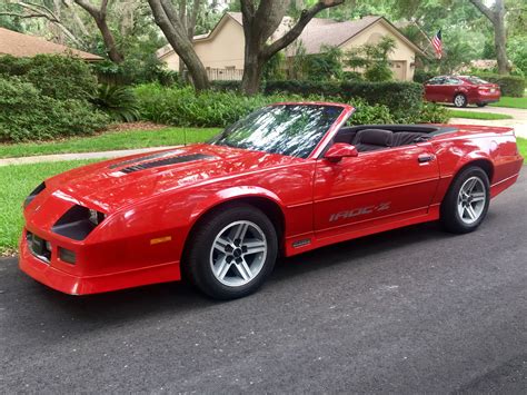 1987 IROC-Z convertible 5-speed 49K original miles - Third Generation F ...