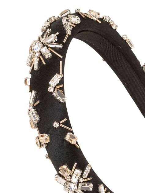 Jennifer Behr Brixley Crystal Embellished Headband Farfetch