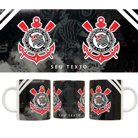 Caneca Time Do Corinthians Porcelana Shopee Brasil