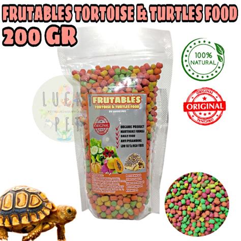 Jual 200 GR FRUTABLES Makanan Pakan Pelet Torto Kura Kura Darat