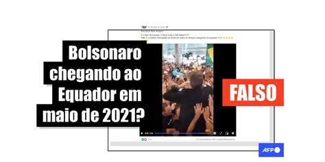 Vídeo de Bolsonaro em aeroporto foi gravado em 2017 no Brasil não no