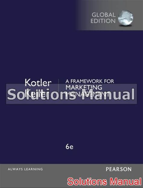 Framework For Marketing Management Global 6th Edition Kotler Solutions