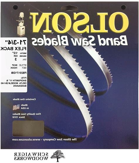 Delta 72 1/2 Inch Band Saw Blades | Bandsaw