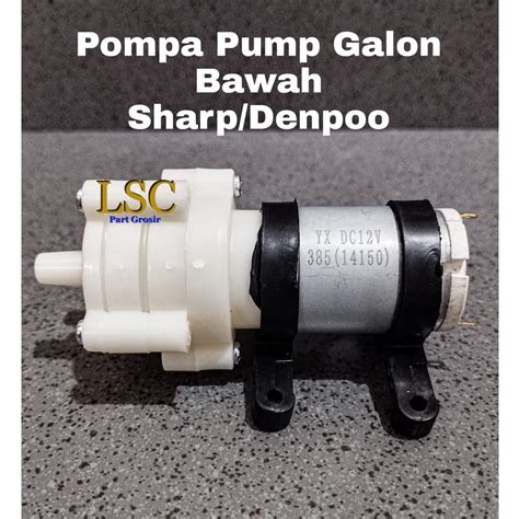 Jual Jhc Pompa Dinamo Dispenser Galon Bawah Sharp Volt Dc Water Pump