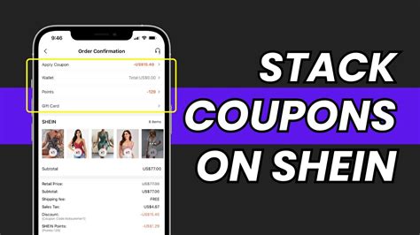 How To Stack Coupons On Shein App Phone Pc Youtube