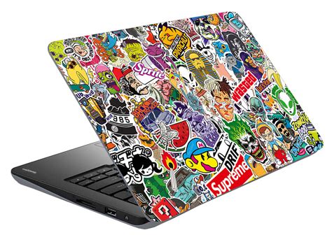 Sticker Bomb Laptop Skin — Hey Casey!