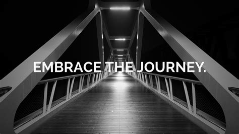 “embrace The Journey ” Wallpaper By Quotefancy