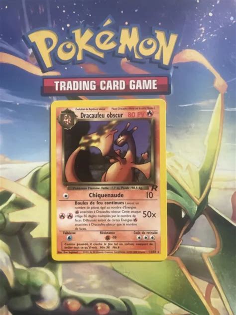 CARTE POKÉMON DRACAUFEU Obscur 21 82 Team Rocket Wizards FR NEUF MINT