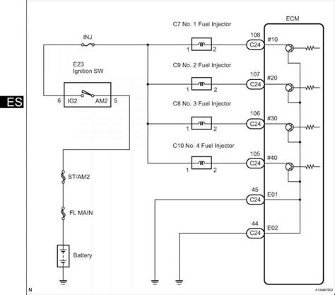 Toyota Camry Ignition Coil Diagram