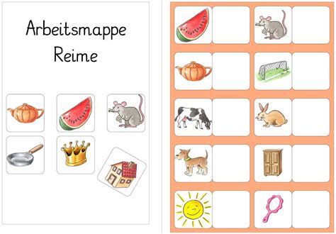 Aufgabenmappe Reime Gpaed De