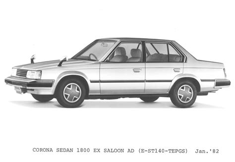 Corona Sedan Ex Saloon Ad E St Tepgs Toyota Motor