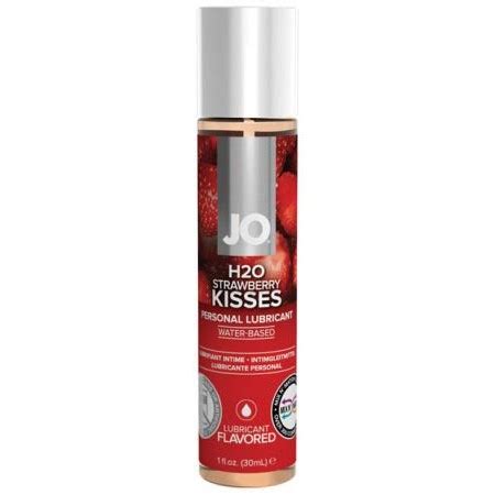 Jo H O Strawberry Kisses Flavored Lube Oz Sex Toy Hotmovies