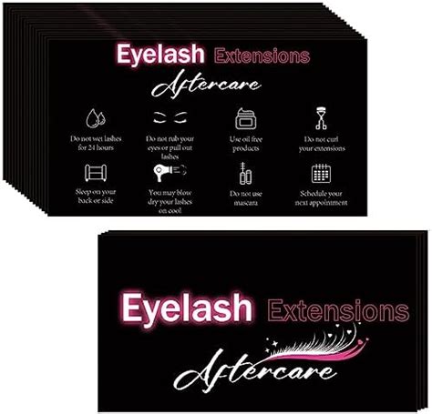 Amazon Tenceur Pcs Eyelash False Extension Aftercare