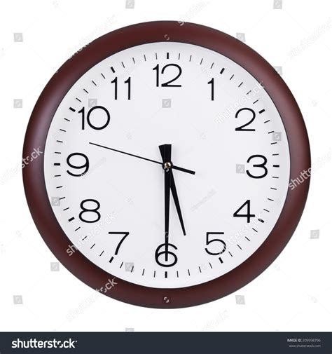 Half Past Five Oclock On Dial Stock Photo 209598796 Shutterstock