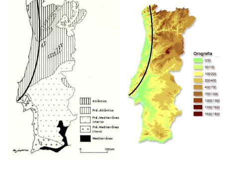 Clima De Portugal Continental Outra Perspetiva Geografia Sociedade