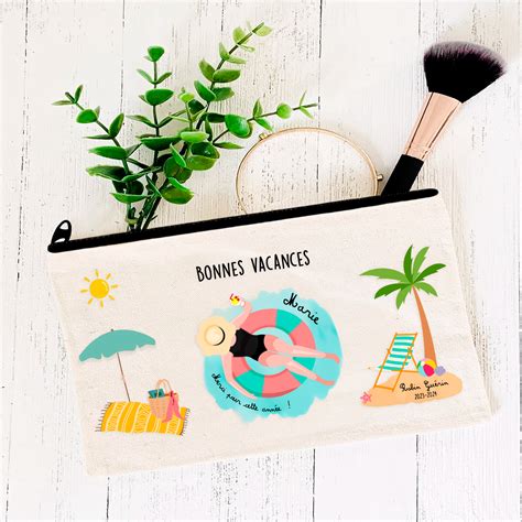 Trousse Personnalis E Bonnes Vacances Ma Tresse Nounou Atsem Cr Che