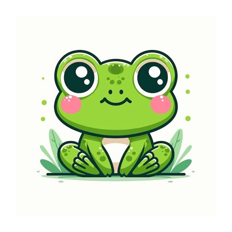 Premium Vector Cute Frog Cartoon Vector Design