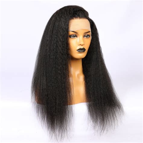 Peruvian Hair Natural Color Long Hair Full Lace Wig Yaki Lux Hair Shop