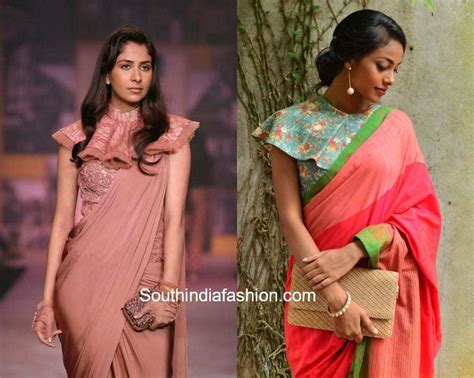 5 Vintage Saree Blouse Designs For 2018 Weddings