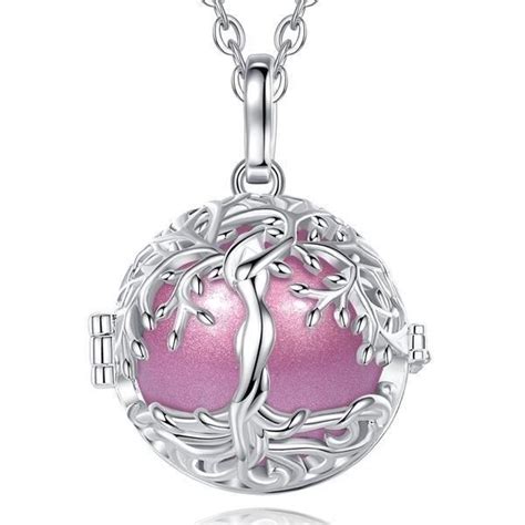 Bola De Grossesse Cage Arbre De Vie Boule Rose Cadeau Future Maman