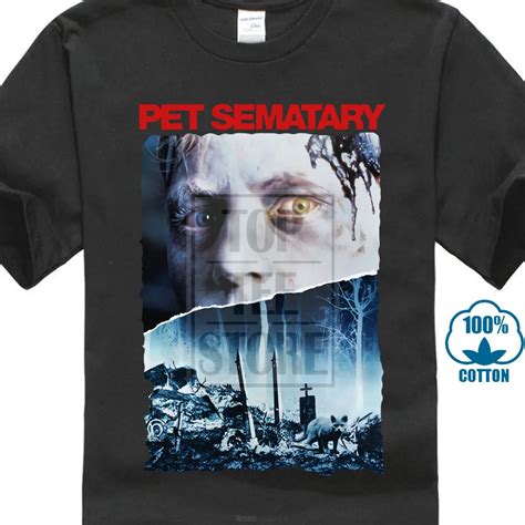 Pet Sematary Movie Poster Men T Shirt Hip Hop Clothing Tshirt Fashion